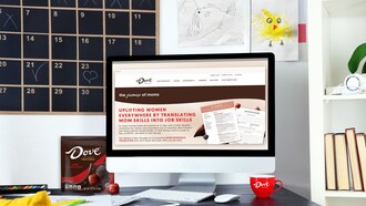DOVE Chocolate is giving moms something they can really use: the Mom Experience Translator, an innovative AI-powered tool that helps translate mom skills into job skills, helping them showcase their capabilities to potential employers.